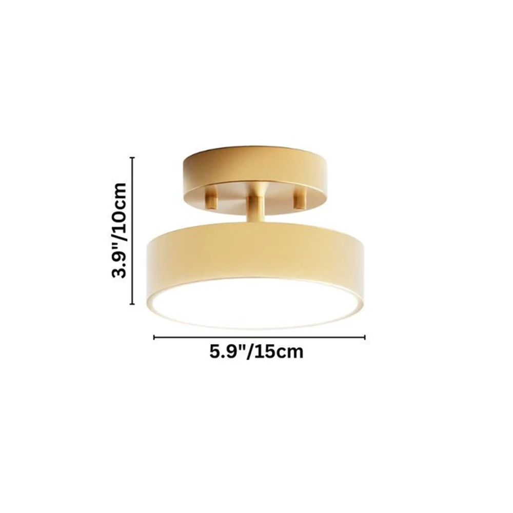 Modern Acrylic Semi Flush Mount Ceiling Light 