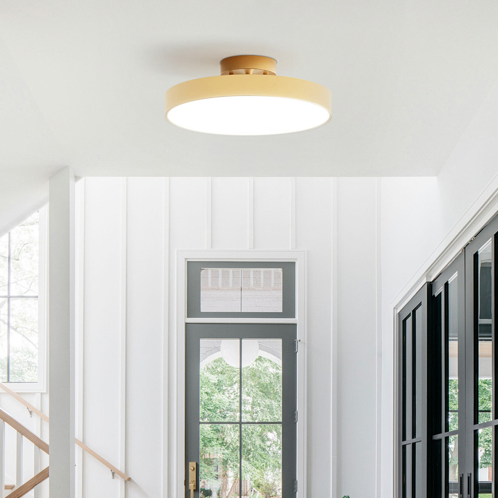 Modern Acrylic Semi Flush Mount Ceiling Light 