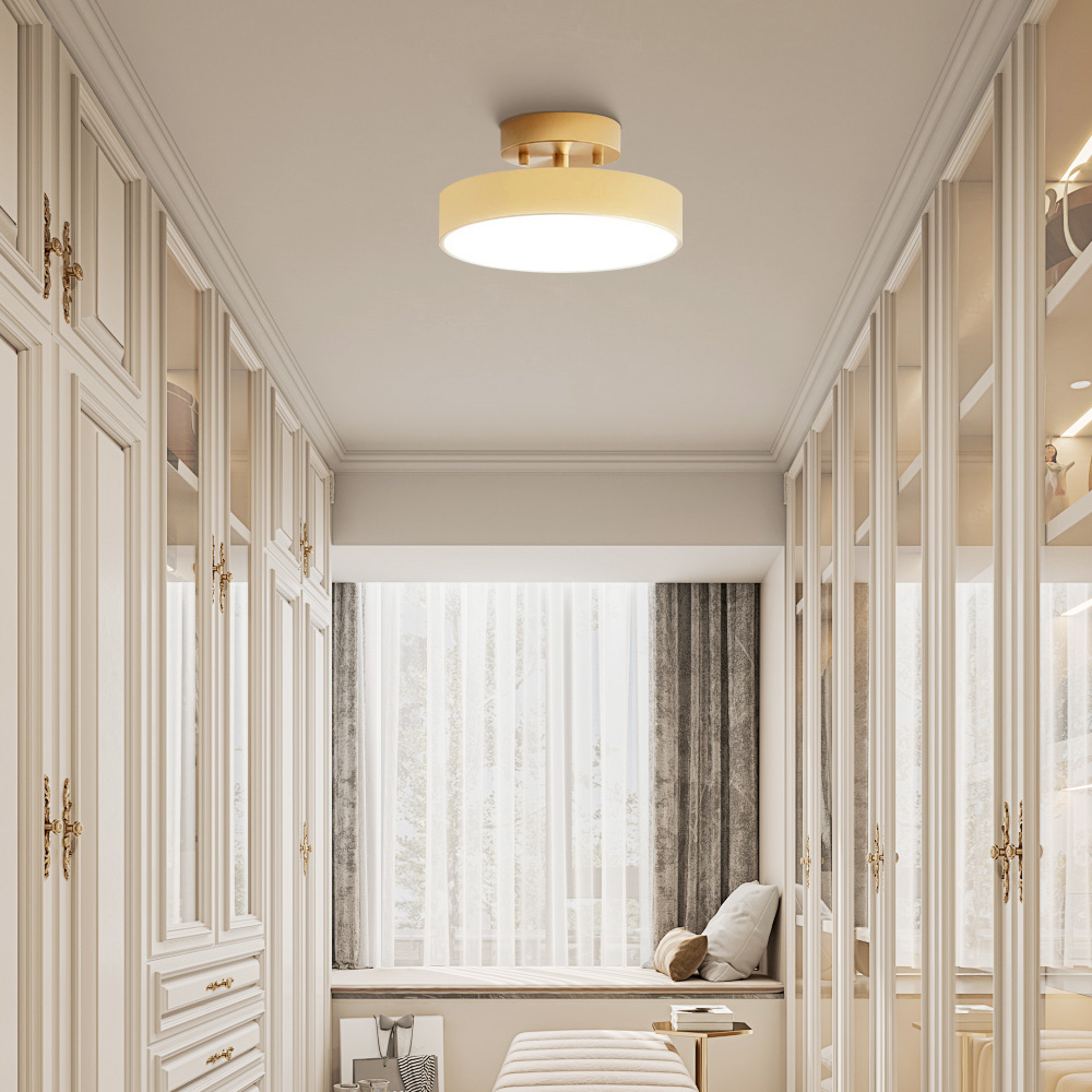 Modern Acrylic Semi Flush Mount Ceiling Light 