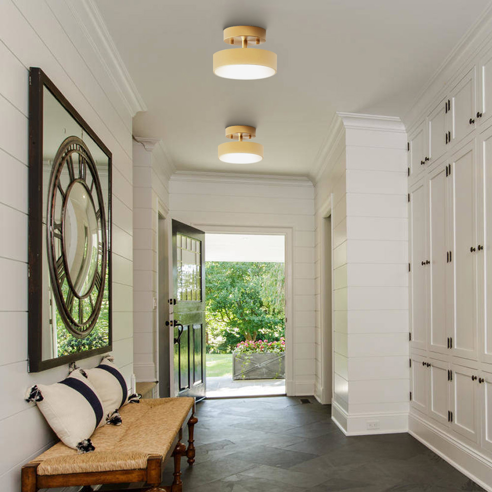 Modern Acrylic Semi Flush Mount Ceiling Light 