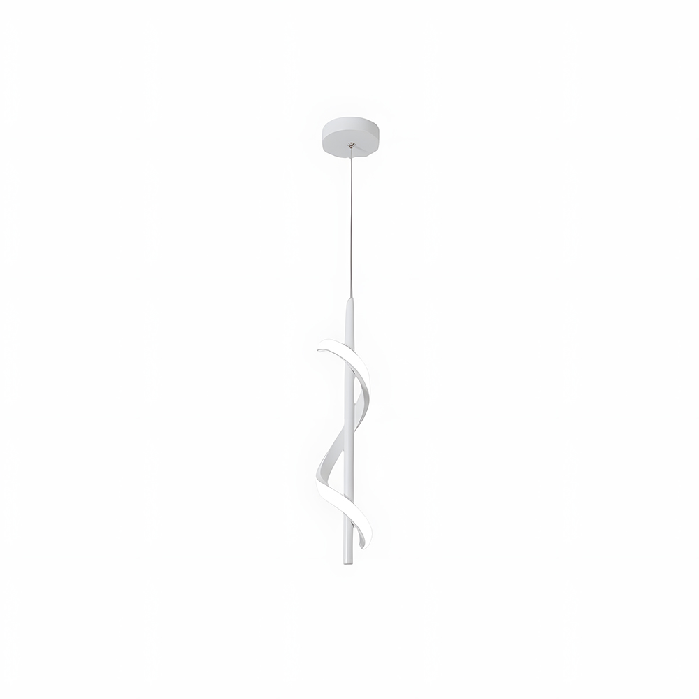 Modern Aluminum Slim Vertical LED Kitchen Island Hanging Light 