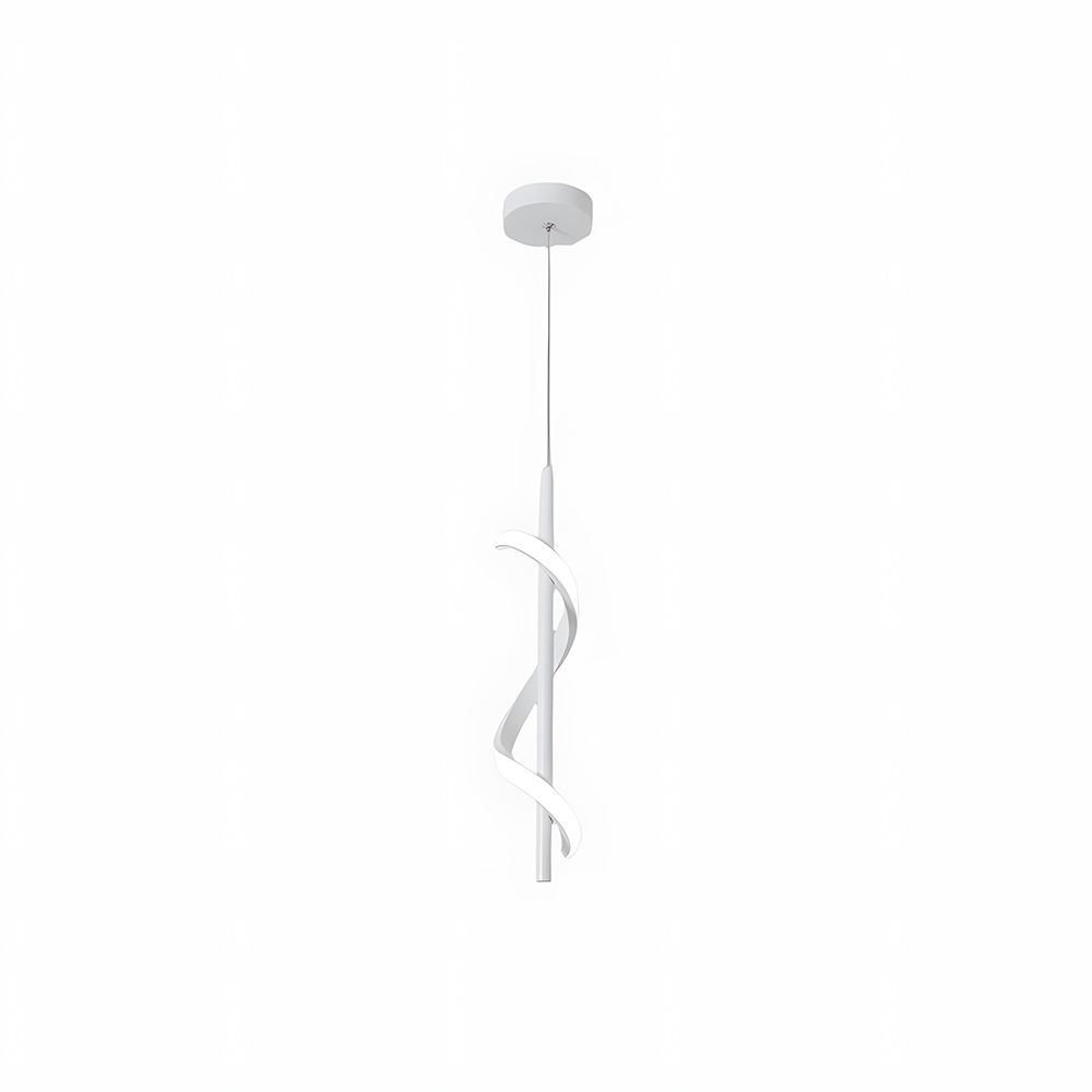 Modern Aluminum Slim Vertical LED Kitchen Island Hanging Light 