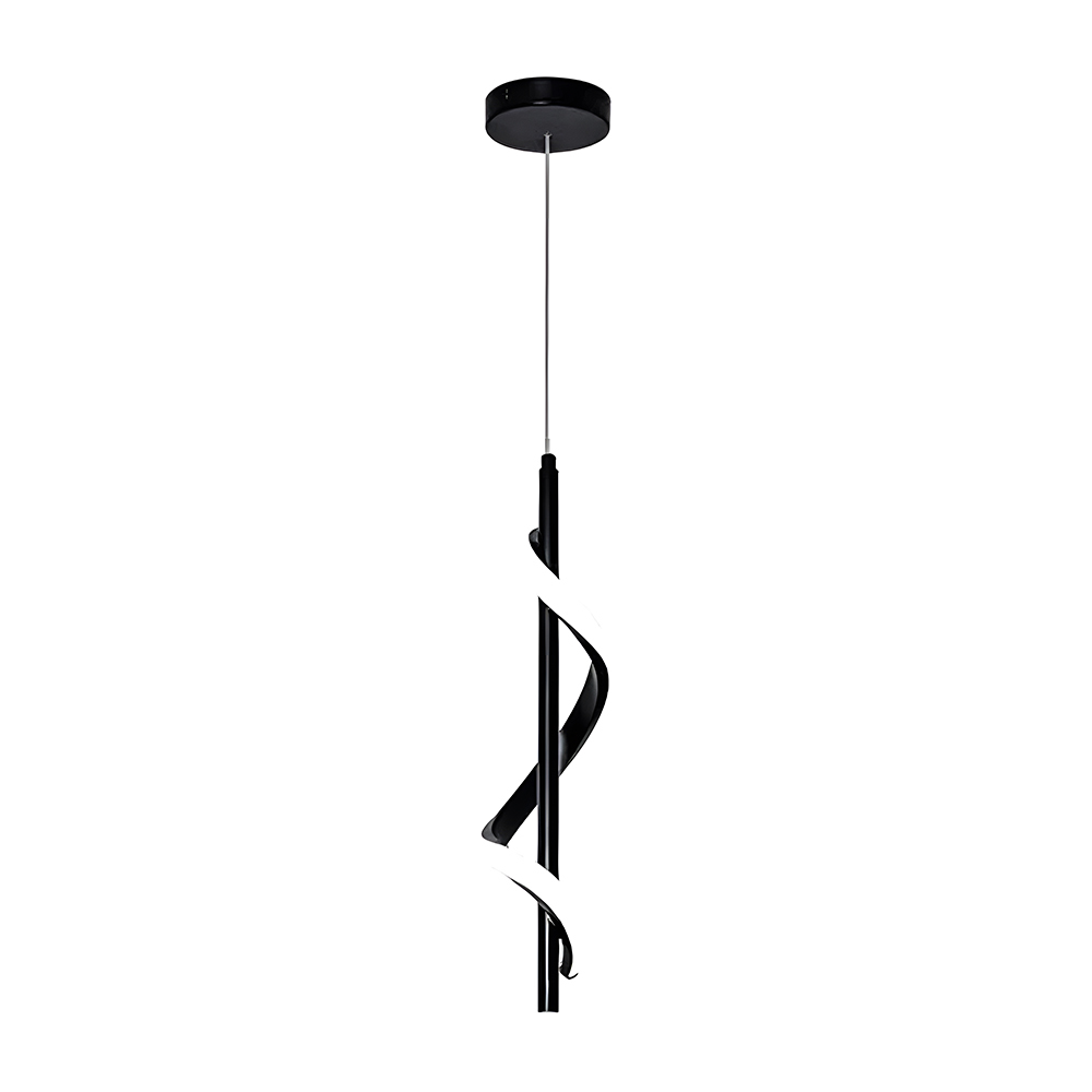 Modern Aluminum Slim Vertical LED Kitchen Island Hanging Light 