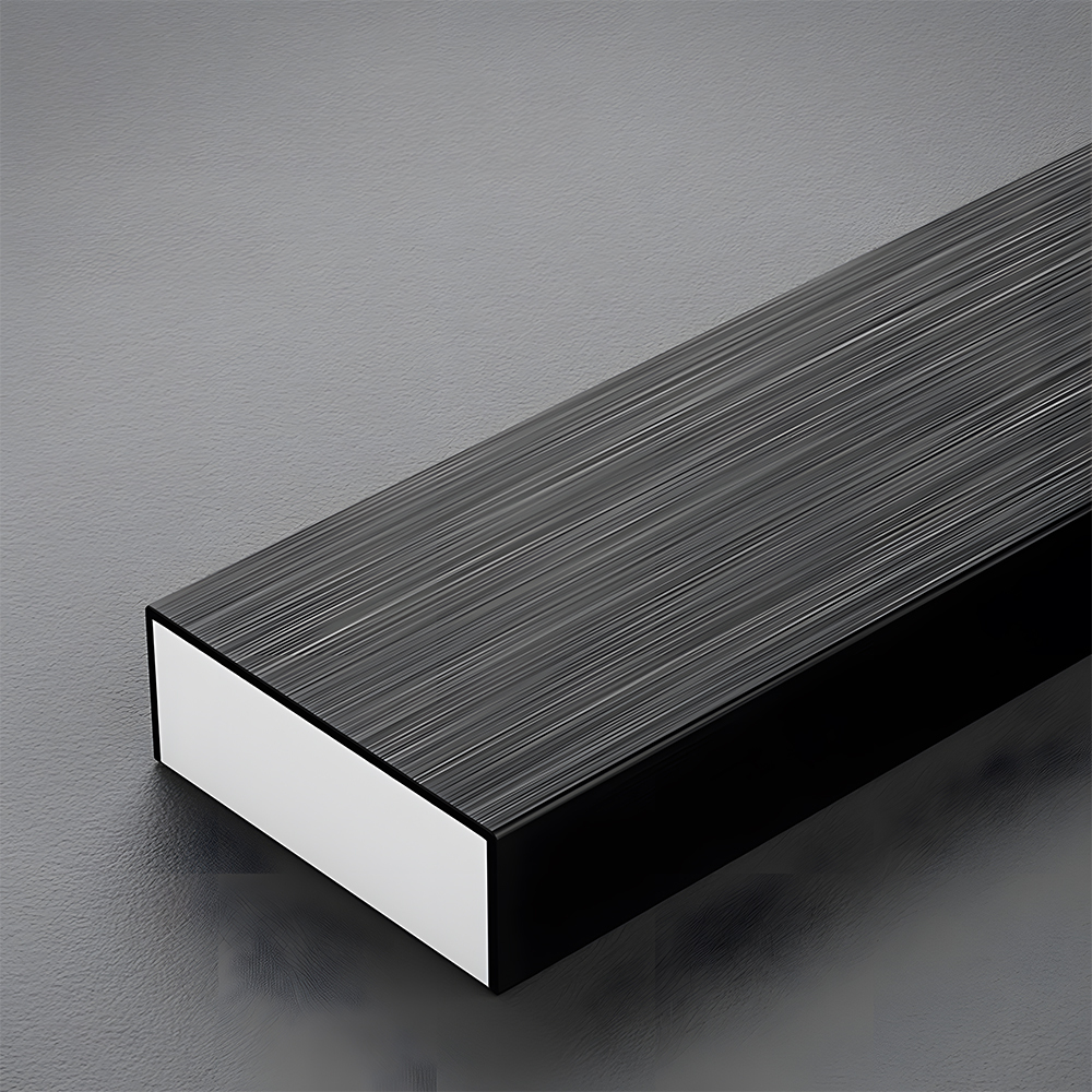 Modern Black Dimmable LED Linear Pendant Light 