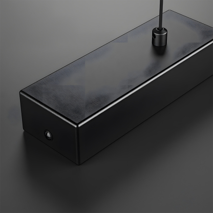 Modern Black Dimmable LED Linear Pendant Light 