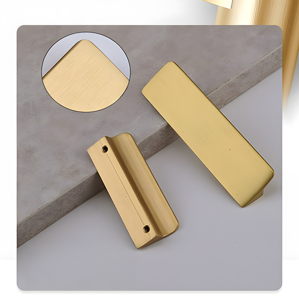 Modern Classic Gold Brass kitchen Drawer Pulls