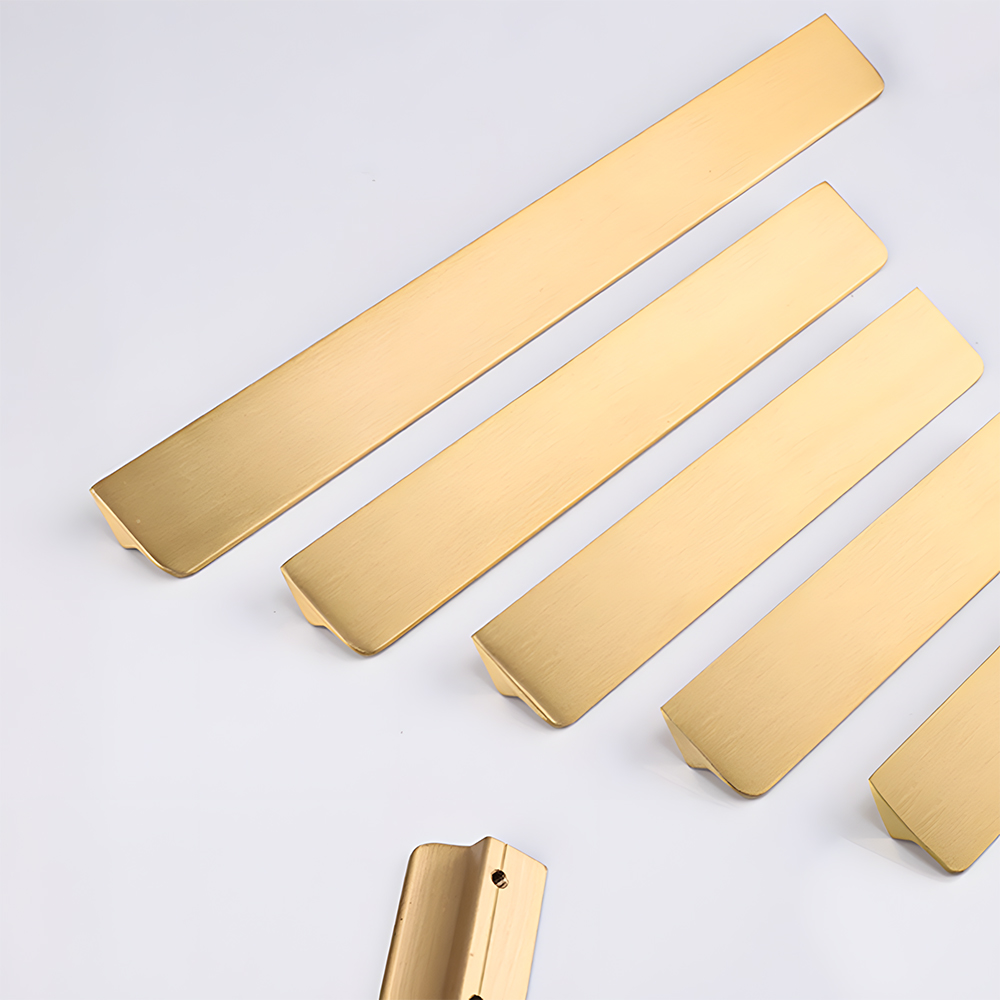 Modern Classic Gold Brass kitchen Drawer Pulls