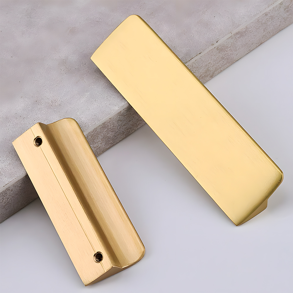 Modern Classic Gold Brass kitchen Drawer Pulls