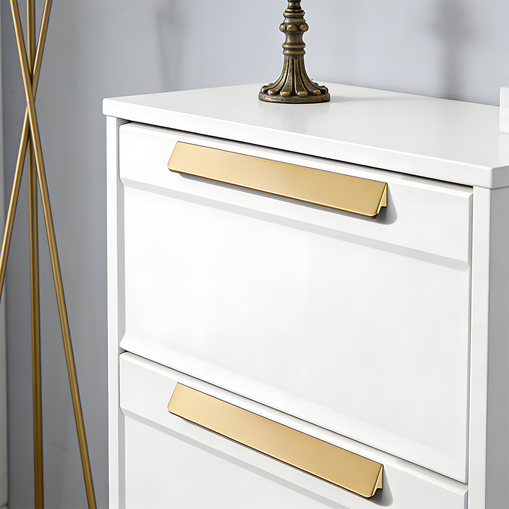 Modern Classic Gold Brass kitchen Drawer Pulls