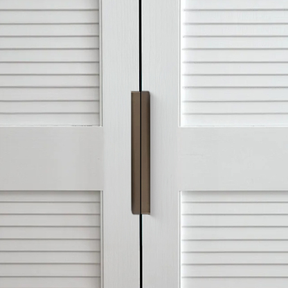 Modern Colorful Aluminum Edge Pulls for Kitchen Drawers