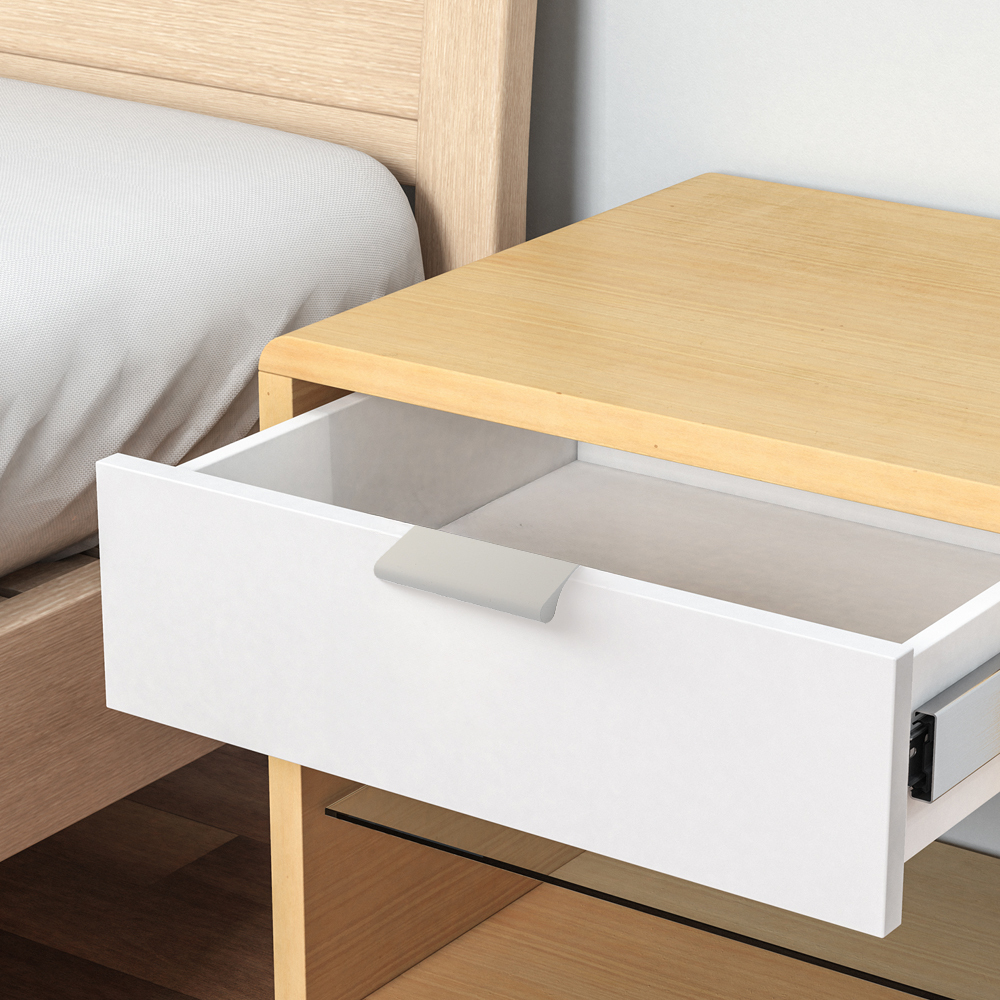 Modern Colorful Aluminum Edge Pulls for Kitchen Drawers