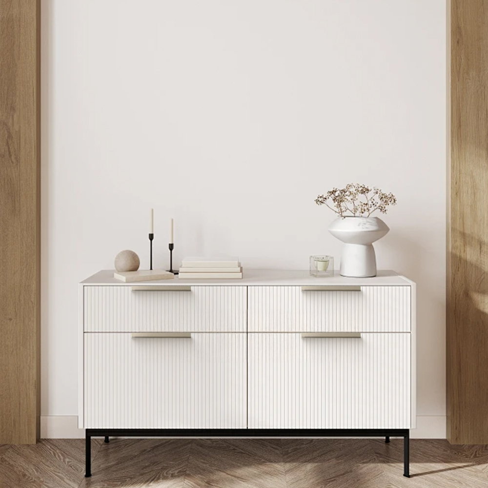 Modern Colorful Aluminum Edge Pulls for Kitchen Drawers