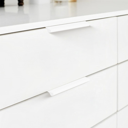 Modern Colorful Aluminum Edge Pulls for Kitchen Drawers