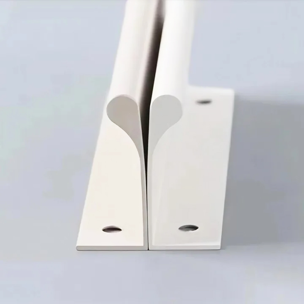 Modern Colorful Aluminum Edge Pulls for Kitchen Drawers