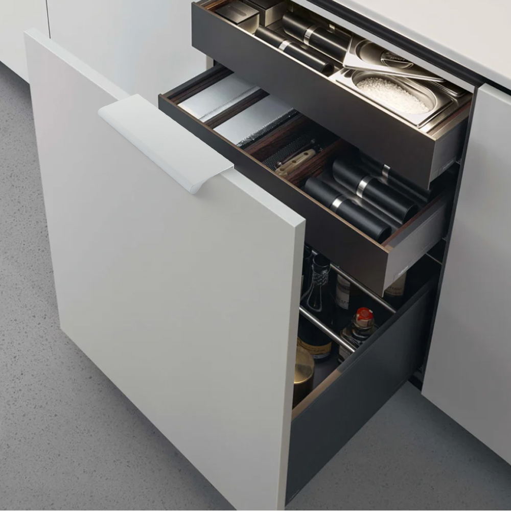 Minimalism Colorful Aluminum Edge Drawer Pulls