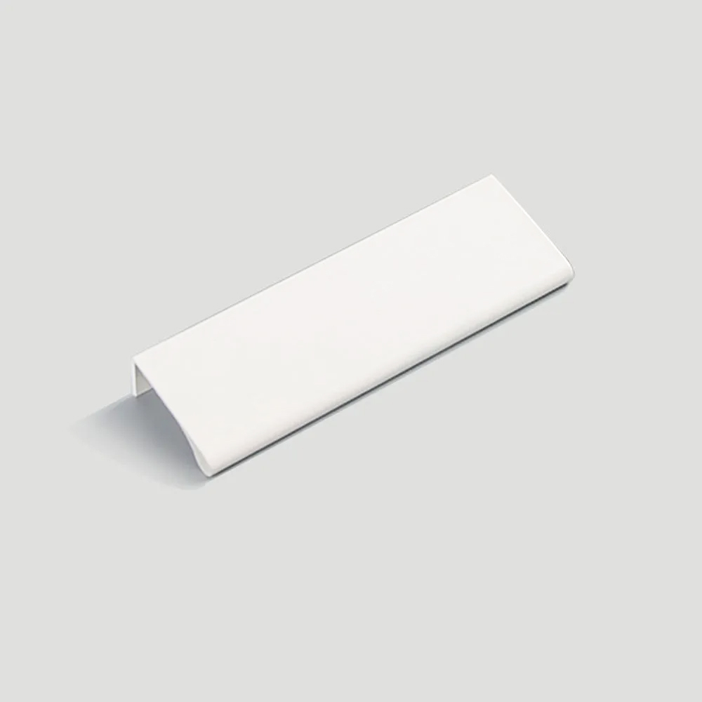 Modern Colorful Aluminum Edge Pulls for Kitchen Drawers