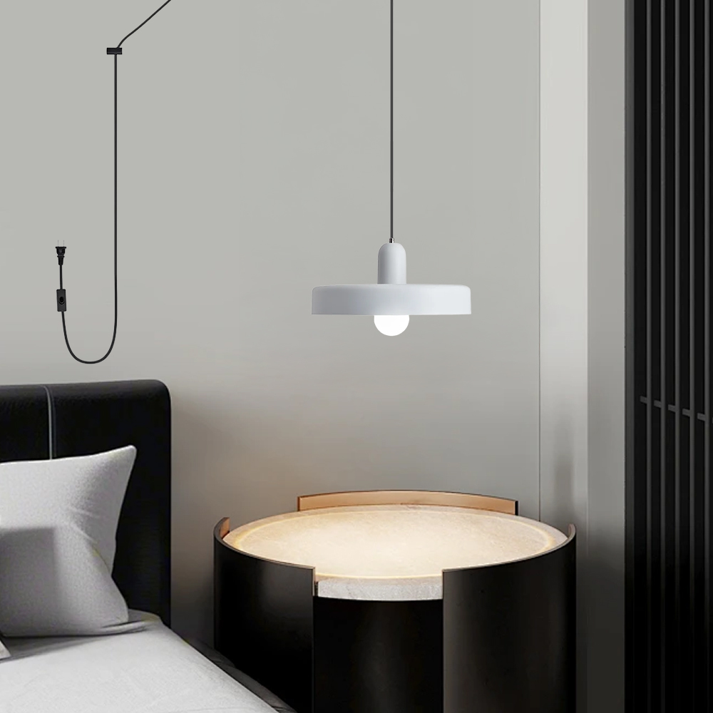 Modern Colorful Macaron Art Kitchen Plug-in Pendant Light