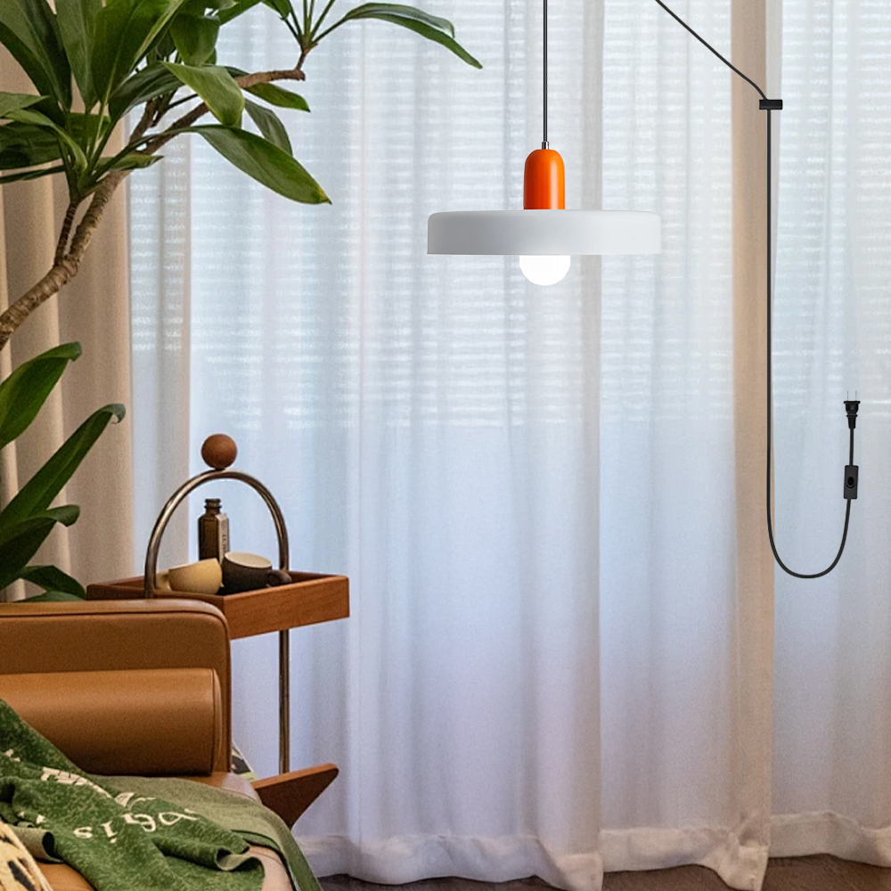 Modern Colorful Macaron Art Kitchen Plug-in Pendant Light