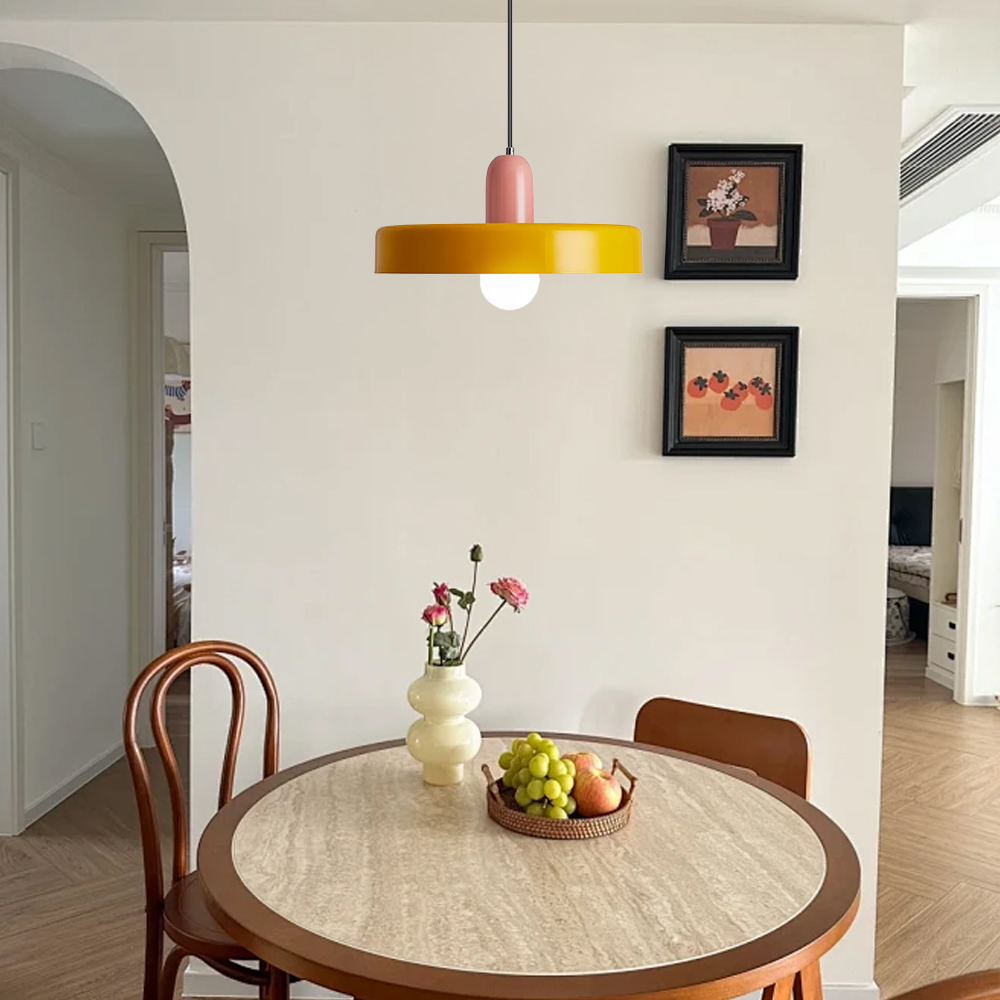 Modern Colorful Macaron Art Kitchen Plug-in Pendant Light