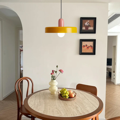 Modern Colorful Macaron Art Kitchen Plug-in Pendant Light