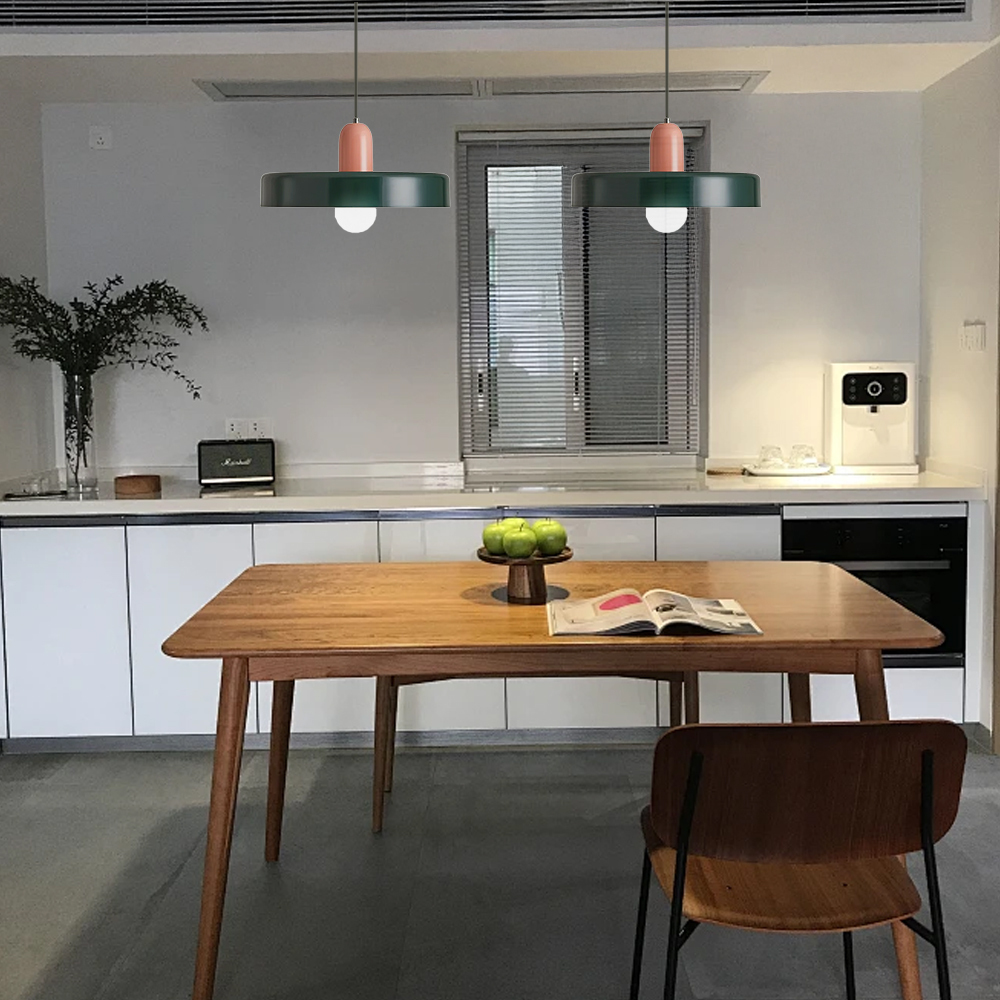 Modern Colorful Macaron Art Kitchen Plug-in Pendant Light