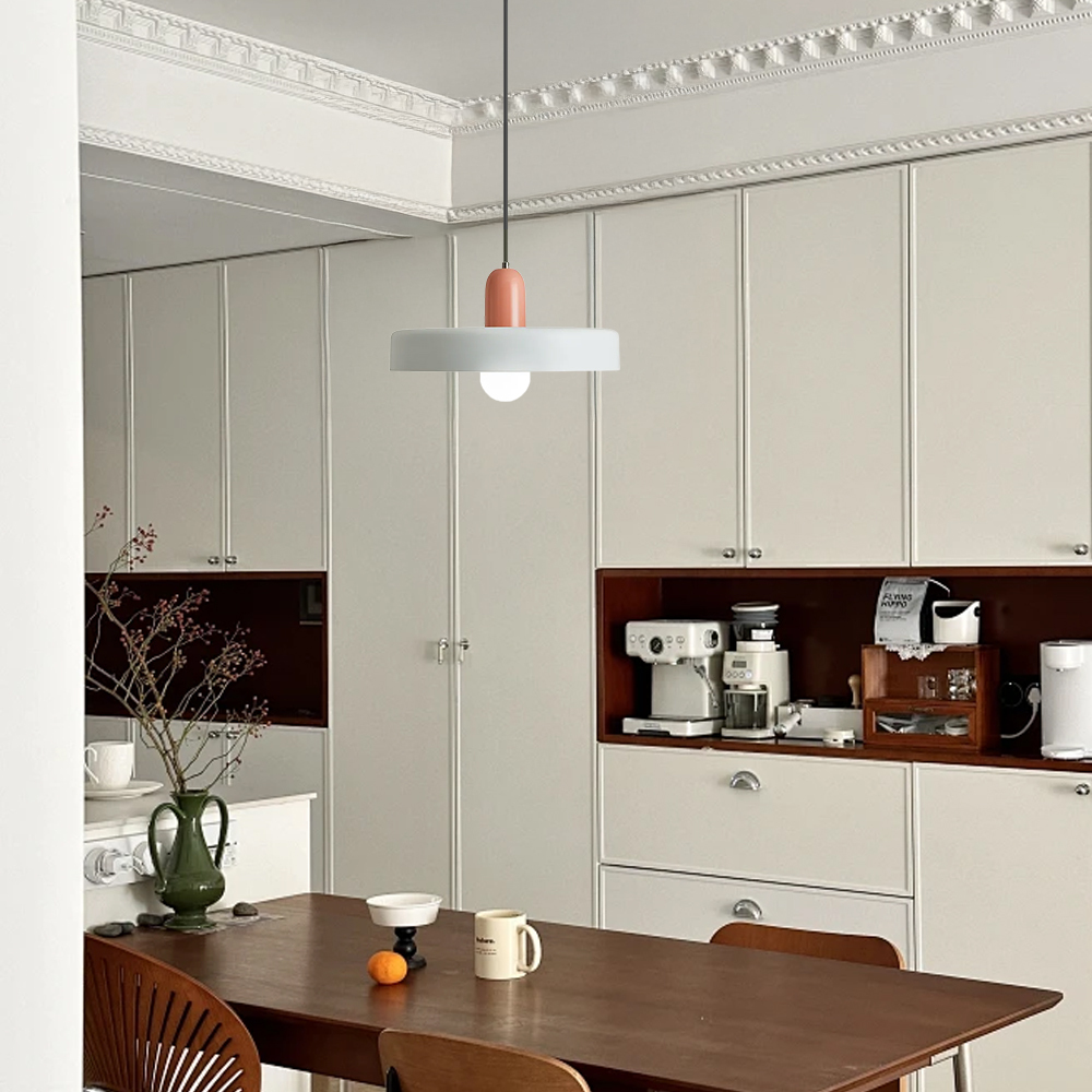 Modern Colorful Macaron Art Kitchen Plug-in Pendant Light