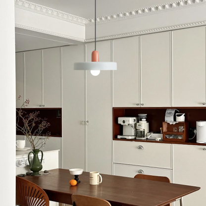 Modern Colorful Macaron Art Kitchen Plug-in Pendant Light