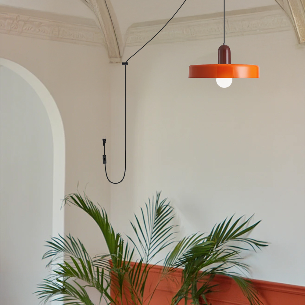 Modern Colorful Macaron Art Kitchen Plug-in Pendant Light