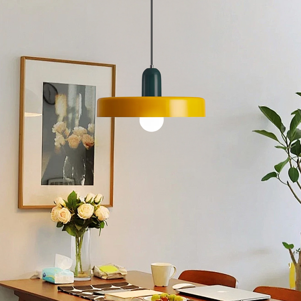 Modern Colorful Macaron Art Kitchen Plug-in Pendant Light