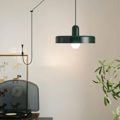 Modern Colorful Macaron Art Kitchen Plug-in Pendant Light