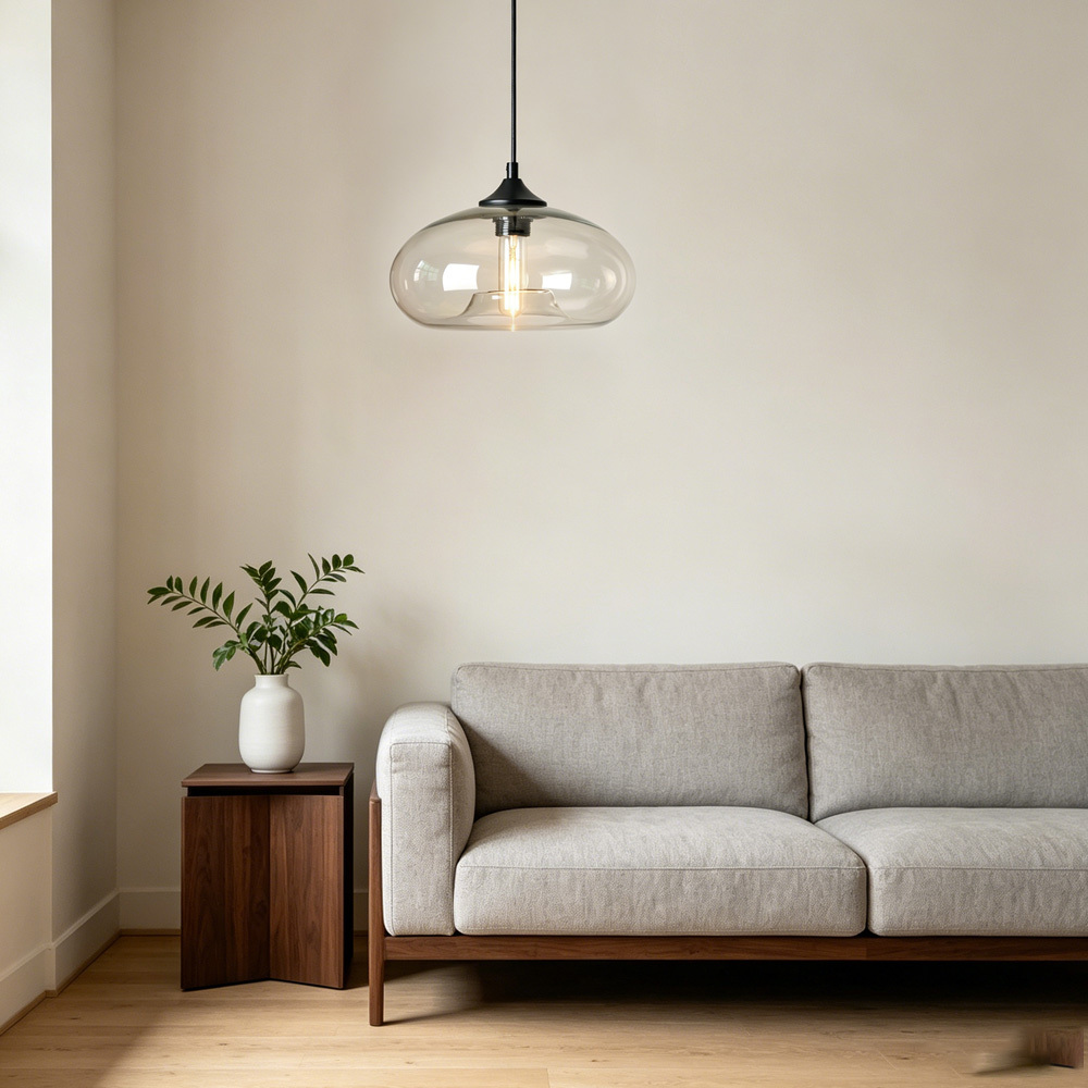 Modern Creative Colored Glass Dining Room Pendant Lights