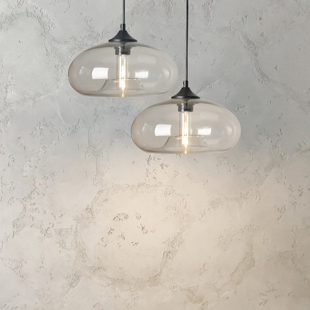 Modern Creative Colored Glass Dining Room Pendant Lights