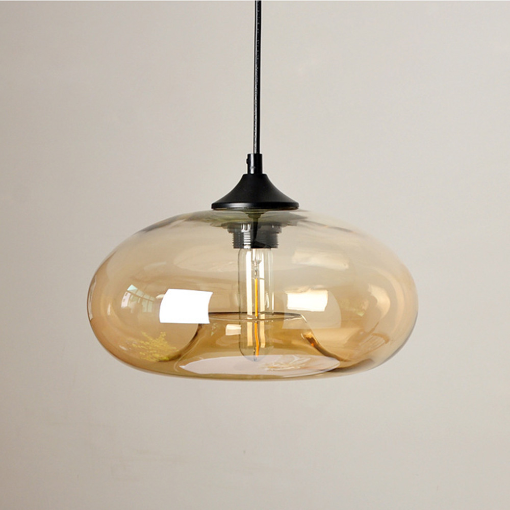 Modern Creative Colored Glass Dining Room Pendant Lights