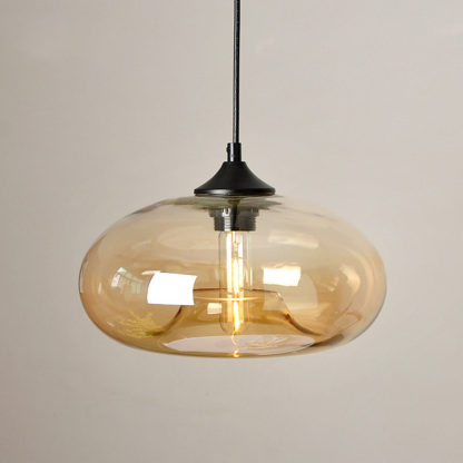 Modern Creative Colored Glass Dining Room Pendant Lights