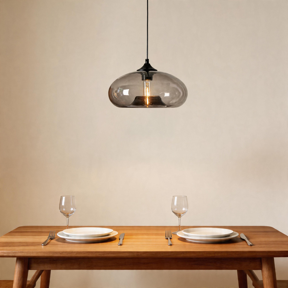 Modern Creative Colored Glass Dining Room Pendant Lights