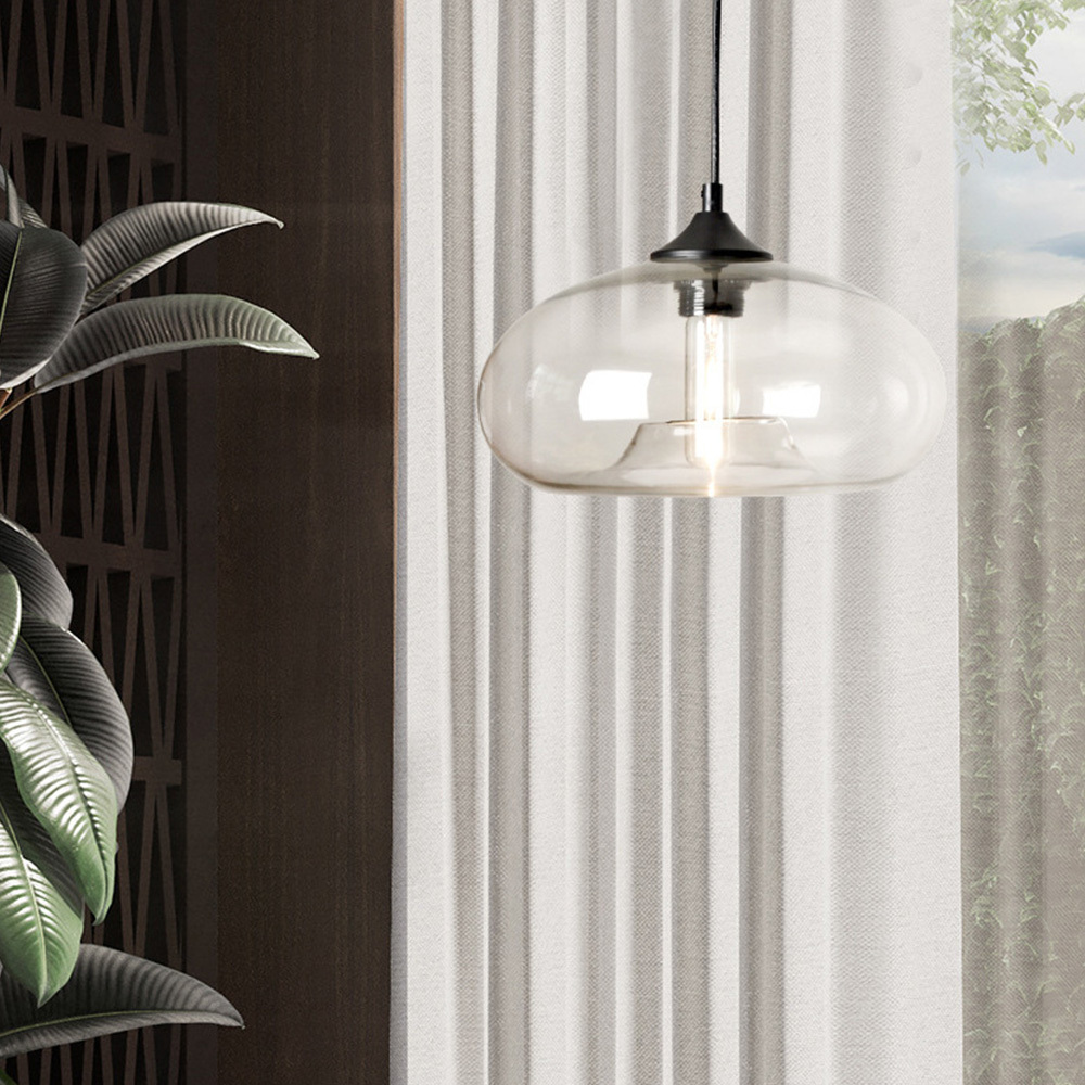 Modern Creative Colored Glass Dining Room Pendant Lights