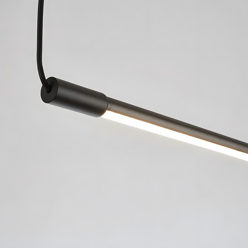 Minimalist Linear LED Pendant Light For Kitchen Island