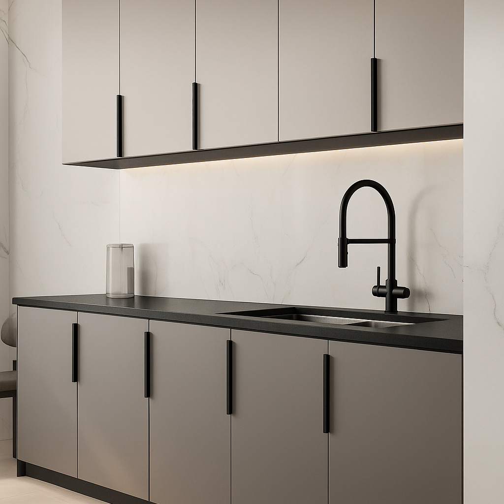 Multiple Sizes Invisible Cabinet Edge Handles