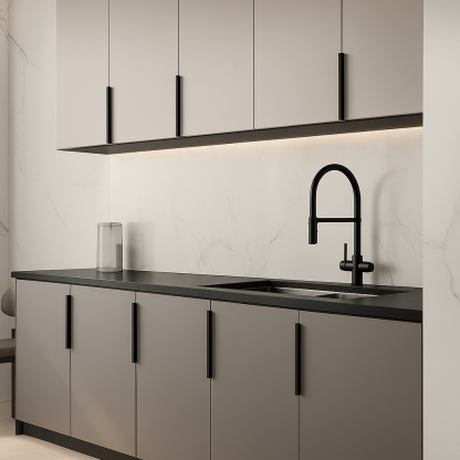Multiple Sizes Invisible Cabinet Edge Handles