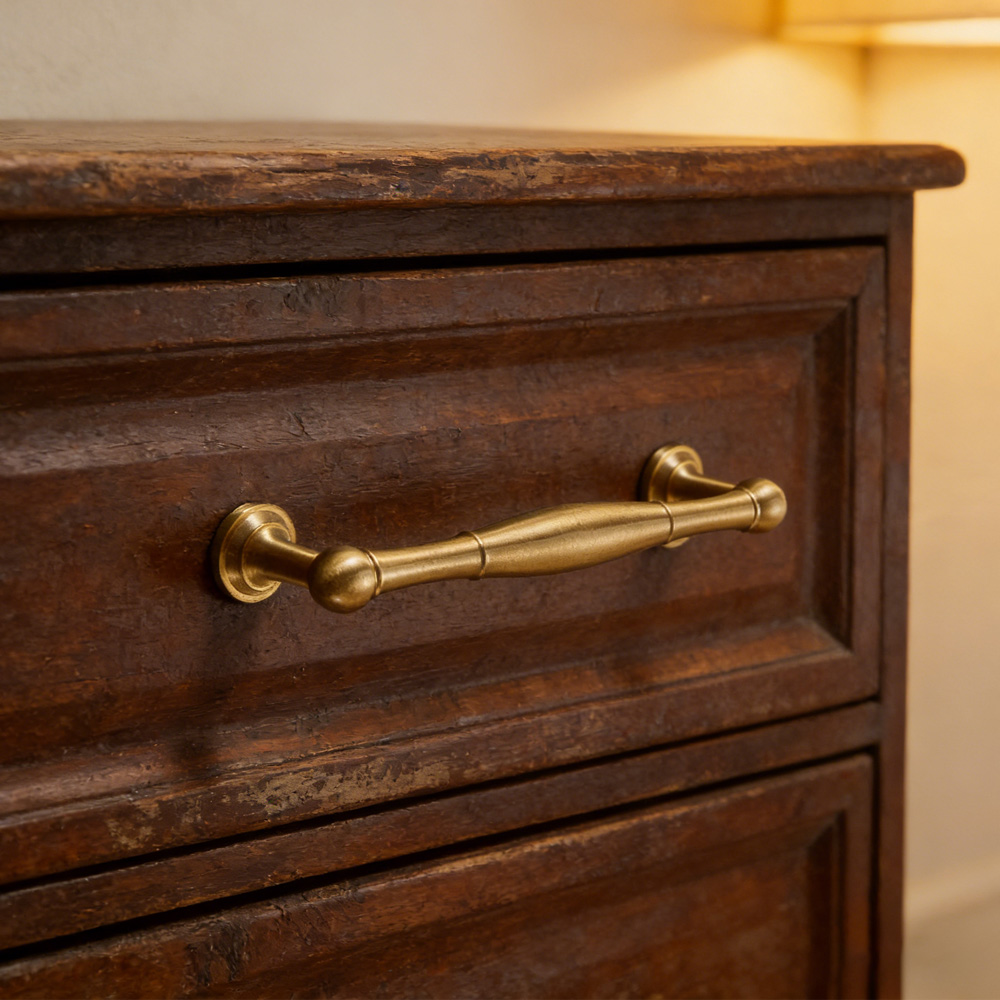 Modern Gold Solid Brass Cabinet Knobs And Drawer Pulls