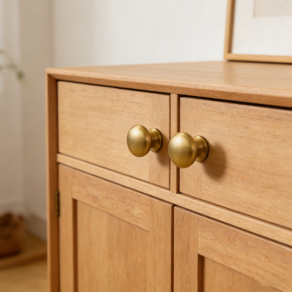 Modern Gold Solid Brass Cabinet Knobs And Drawer Pulls