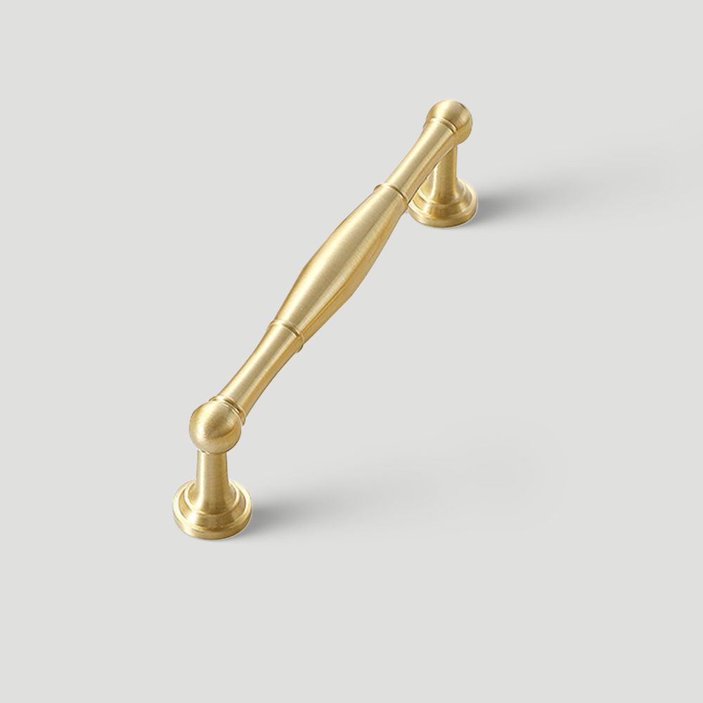 Modern Gold Solid Brass Cabinet Knobs And Drawer Pulls