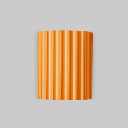 Modern Half-Circle Resin Wall Sconce For Living Room