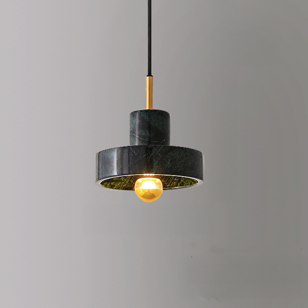 Modern Industrial Mini Marble Pendant Light for Bedroom