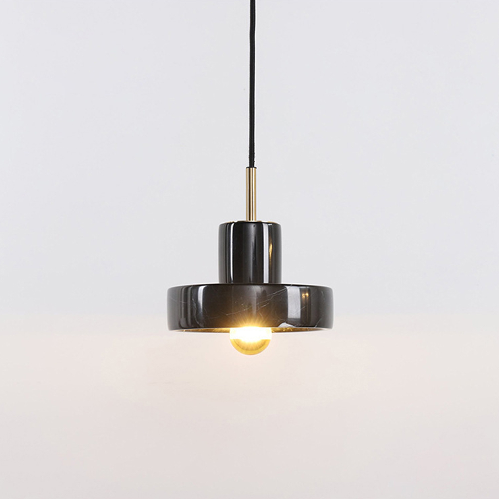 Modern Industrial Mini Marble Pendant Light for Bedroom