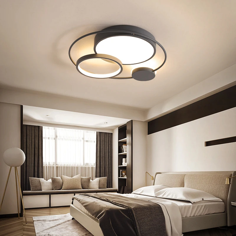 Creative Morden Circles LED Bedroom Ceiling Lights