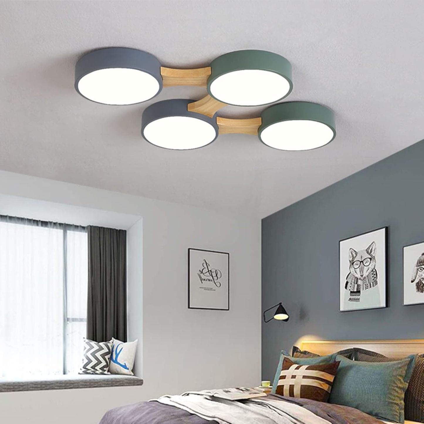 Minimalist Round Bedroom LED Ceiling Light