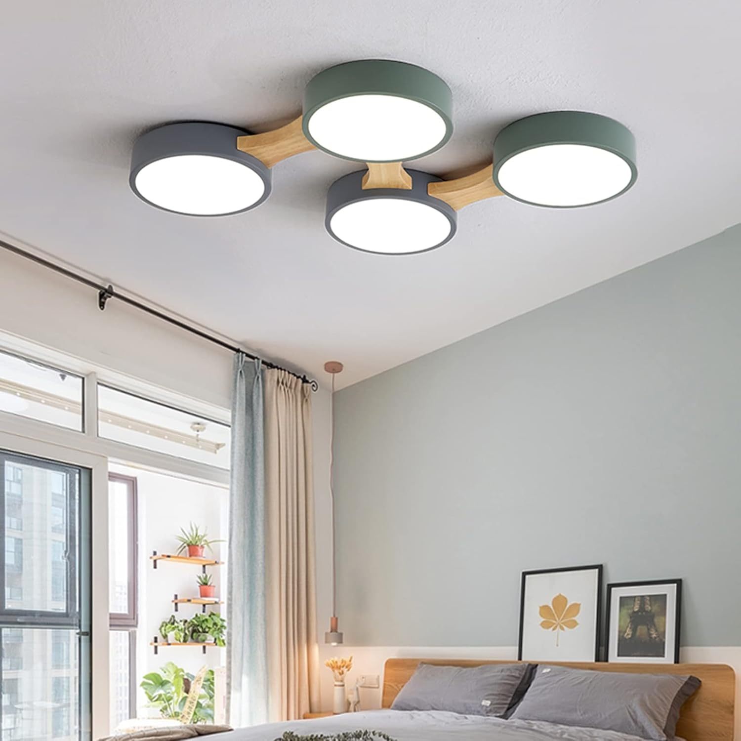 Minimalist Round Bedroom LED Ceiling Light