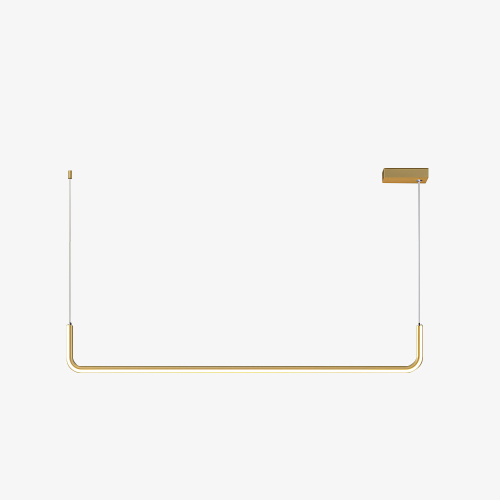 Modern Linear LED Pendant Light Hanging Light