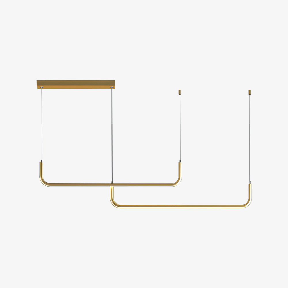 Modern Linear LED Pendant Light Hanging Light